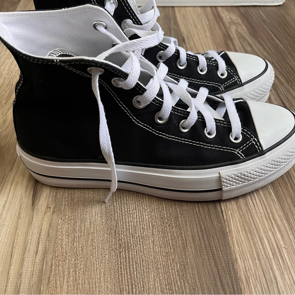 Platform Converse Canvas Like New - image 3